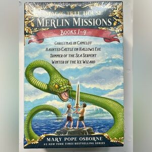 BRAND NEW Magic Tree House Merlin Missions Books 1-4 Boxed Set